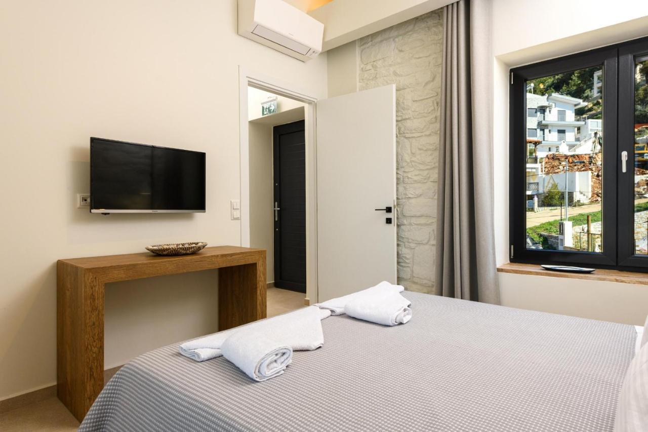 Ferienwohnung Archetypo Luxury Living Chrisi Ammoudia Exterior foto