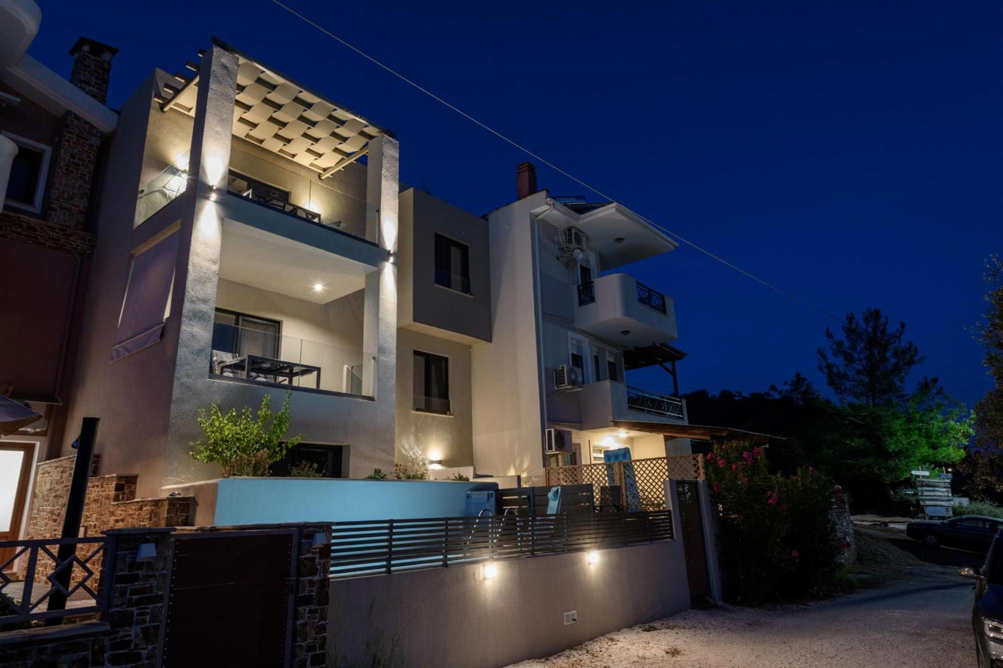 Ferienwohnung Archetypo Luxury Living Chrisi Ammoudia Exterior foto