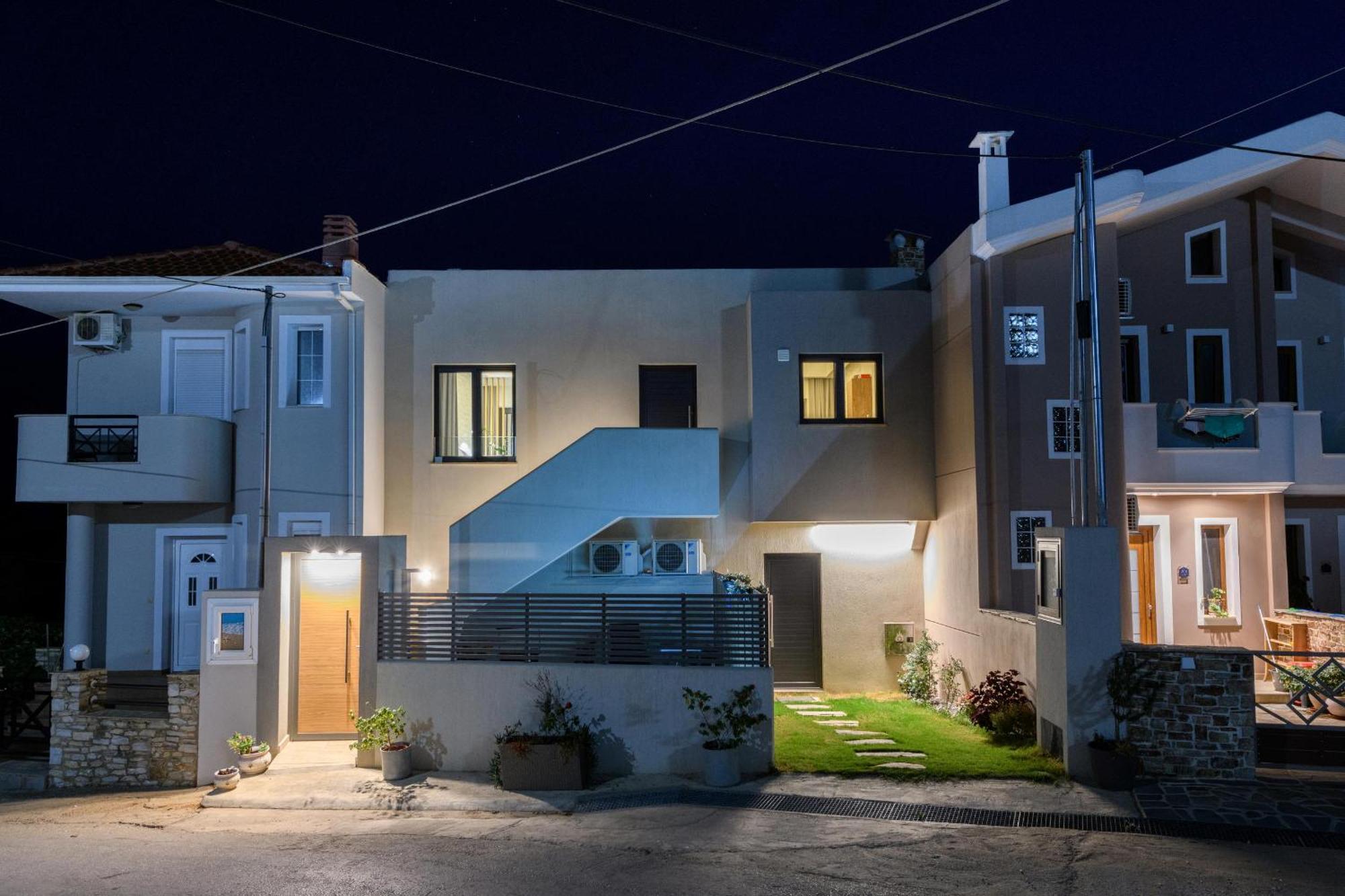 Ferienwohnung Archetypo Luxury Living Chrisi Ammoudia Exterior foto