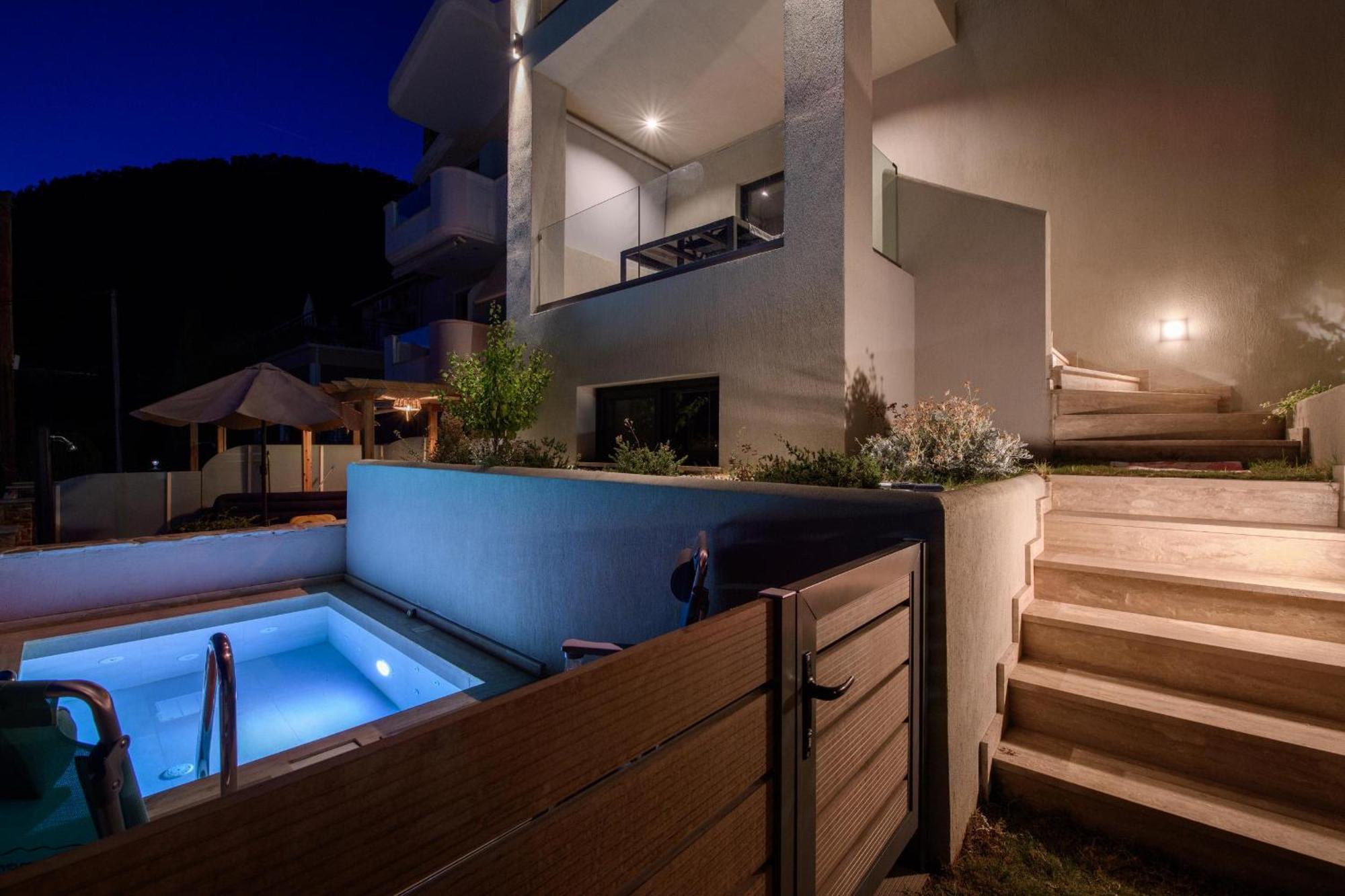 Ferienwohnung Archetypo Luxury Living Chrisi Ammoudia Exterior foto