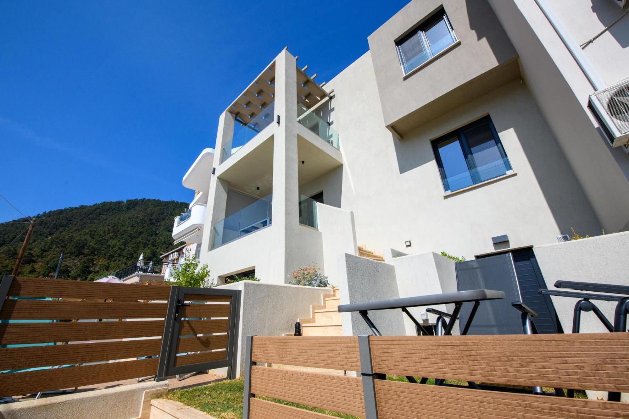 Ferienwohnung Archetypo Luxury Living Chrisi Ammoudia Exterior foto